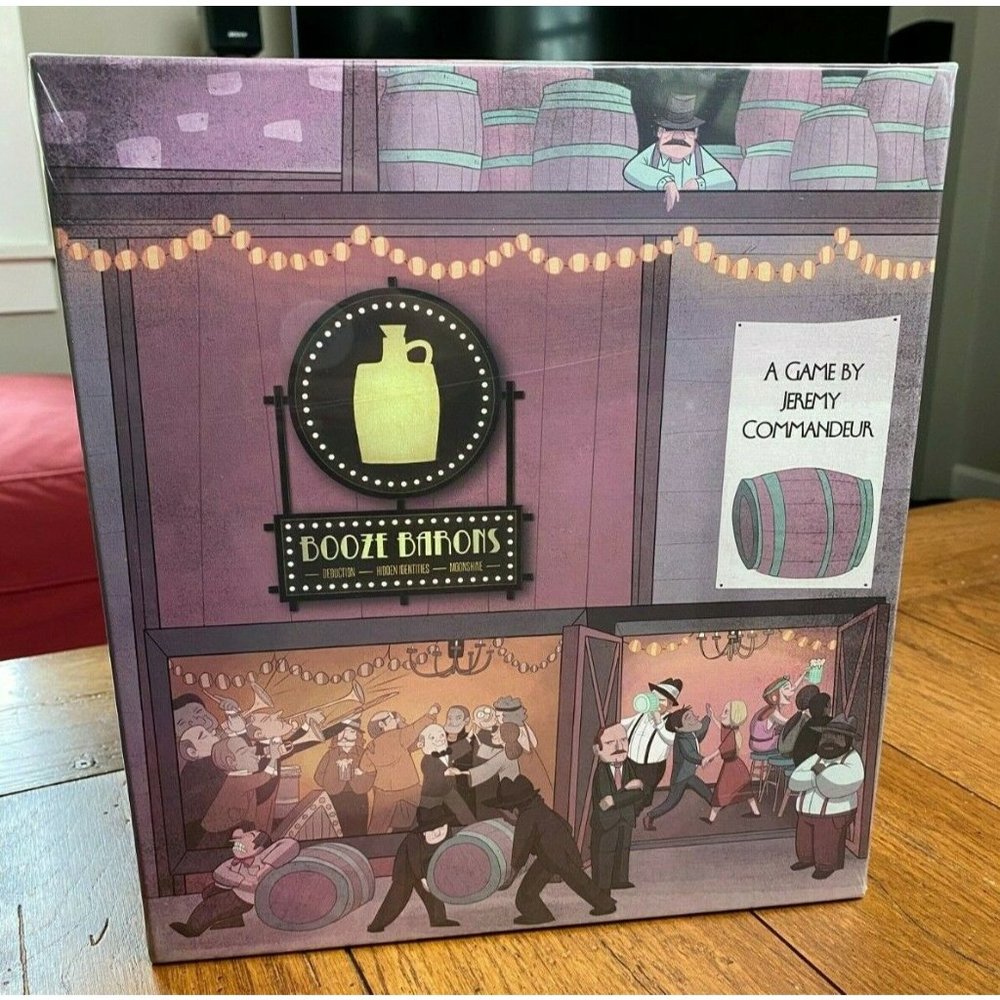 Overworld Games BOOZE BARONS Game for 3 - 9 Player Ages 12+ Factory Sealed NEW